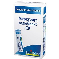 Меркуриус Солюбилис C9 гранулы гомеопатические 4г