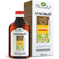 Мирролла Шампунь луковый с экстрактом корня репейника 150мл
