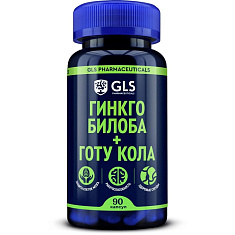 GLS Гинкго Билоба + Готу Кола капсулы 380мг N90