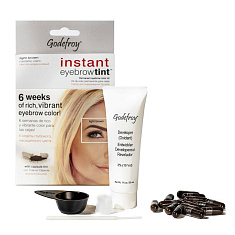 Godefroy Краска-тинт для окрашивания бровей с эффектом татуажа светло-коричневый 5 капсул