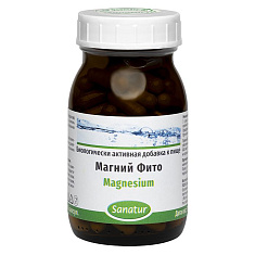 Sanatur Магний фито капсулы 550мг N100