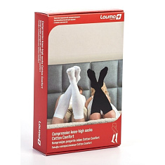 Lauma Гольфы медицинские компрессионные Cotton Comfort цельные 1класс размер 42-44 Черные