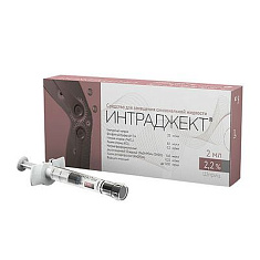 Интраджект средство для замещения синовиальной жидкости 2,2% 2мл шприц N1