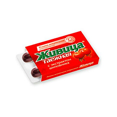 Живица таежная жевательная резинка Шиповник N5