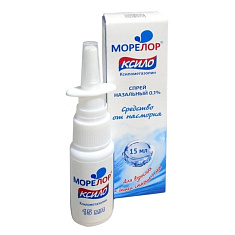 Морелор Ксило спрей назальный 0,1% 15мл