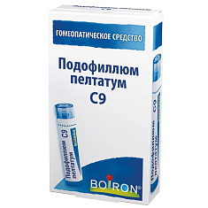Подофиллюм Пелтатум C9 гранулы гомеопатические 4г