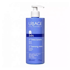 Uriage (Урьяж) Очищающий пенящийся крем без мыла для детей и новорожденных 500 мл