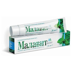 Малавит-дент зубная паста мята 75г
