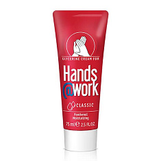 Hands@Work classic глицериновый увлажняющий крем для сухой кожи рук 75мл