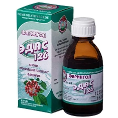 Эдас-126 Фарингол капли гомеопатические 25мл