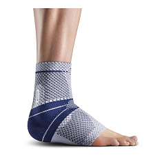 Bauerfeind Бандаж голеностопный MalleoTrain 8G артикул 11011102, размер 3 правый, титан/серый