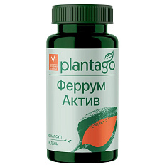 Plantago Феррум актив капсулы 680мг N60