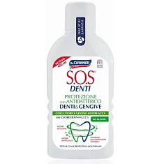 Sos denti Ополаскиватель для полости рта антибактериальный для защиты зубов и десен 400мл