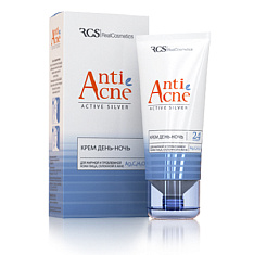 RCS Крем день-ночь для жирной и проблемной кожи лица, склонной к акне 40мл