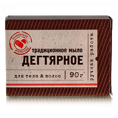Домашняя аптечка Мыло дегтярное 90г