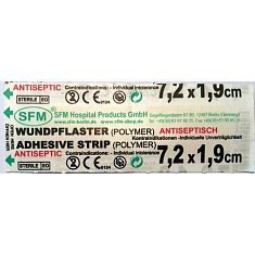 Лейкопластырь бактерицидный SFM-STRIP 7,2х1,9см N1