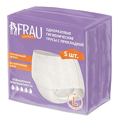 Frau Comfort Трусы с прокладкой одноразовые гигиенические р. L N5