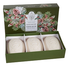 La Florentina Мыло в наборе Белый мускус 150г х 3шт