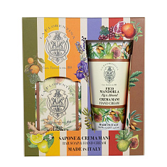 La Florentina Набор Инжир и миндаль крем для рук 75мл + мыло 106г