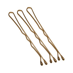 Dewal Pro Невидимки коричневые Волна 50мм, 24шт в упаковке, блистер SLN50V-3/24