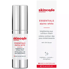 Skincode Essentials Alpine White Осветляющий крем для контура глаз 15 мл