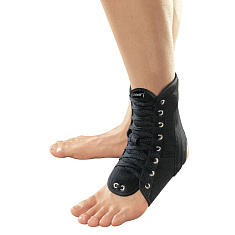 Orlett Ортез на голеностопный сустав LAB-201 с ребрами жесткости и шнуровкой размер XL