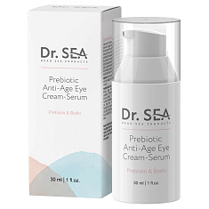 Dr.Sea Крем-сыворотка для области вокруг глаз с пребиотиком антивозрастная 30мл