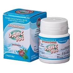 Эдас-904 Бронхонал гранулы гомеопатические 20г