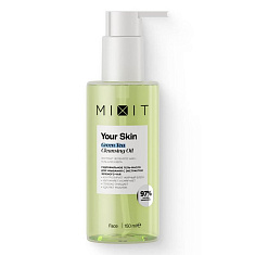 Mixit Your Skin Гель-масло для умывания гидрофильное с экстрактом зеленого чая 150мл