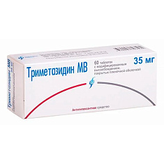 Триметазидин МВ таблетки модиф высв п/о 35мг N60
