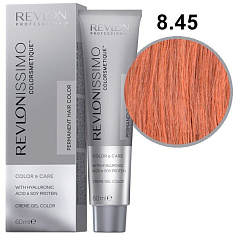 Revlon Краска для волос Revlonissimo Colorsmetique Медные оттенки 8.45 Светлый блондин медно-махагоновый 60мл
