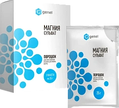 Магния сульфат порошок для раствора для внутреннего применения 25г N3 Технопарк