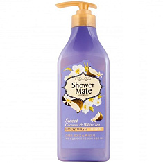 KeraSys Гель для душа Шауэр Мэйт Кокос и белый чай 550 ml