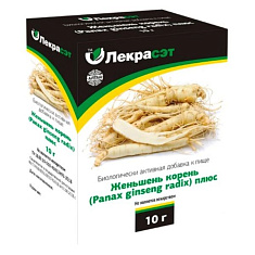 Женьшеня корень плюс 25г Лекра-Сэт