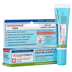 Стоп проблем Гель салициловый для комбинированной кожи 15мл