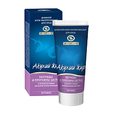 Акулья сила крем пептид и протеин шелка для лица миорелаксант дневной 50 мл