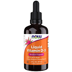 Now Foods Витамин D3 400МЕ капли для детей 59мл