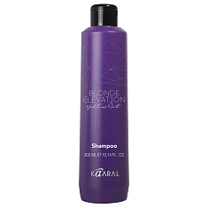 Kaaral Blonde Elevation Shampoo Антижелтый шампунь для волос 300мл