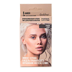 Godefroy Краска-тинт для окрашивания бровей с эффектом татуажа графит 5 капсул