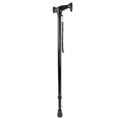 Трость Amrus AMCT23 металлическая телескопическая с ортопедической рукояткой черная