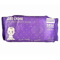 Влажные салфетки Bona Mente! детские N60