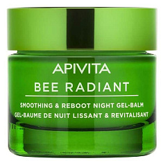 Apivita Bee Radiant Гель-бальзам для лица разглаживающий и обновляющий ночной 50мл