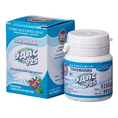 Эдас-925 Тонзиллин гранулы гомеопатические 20г
