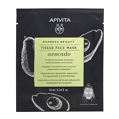 Apivita Express Beauty Маска тканевая для лица с Авокадо 10мл