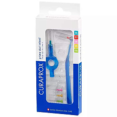 Curaprox Набор Prime Start Mixed: 5 ершиков CPS 06-011, с держателем UHS409 и UHS470