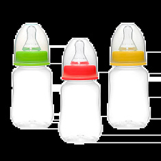 Курносики бутылочка полипропиленовая с силиконовой молочной соской 0+ 125мл 11476