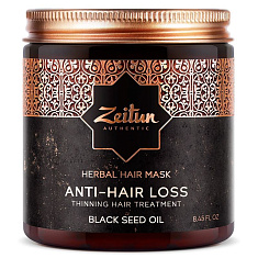 Zeitun Фито-маска укрепляющая против выпадения волос с маслом черного тмина 250мл