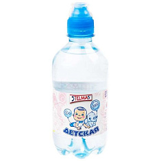 Вода Стэлмас питьевая детская спорт негазированная 0,33л