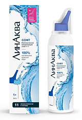 ЛинАква Софт для промывания и орошения полости носа с 1 года аэрозоль 150мл