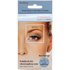 Godefroy Eyebrow Tint Medium Brown Краска-хна в капсулах для бровей 4 капсулы светло-коричневый